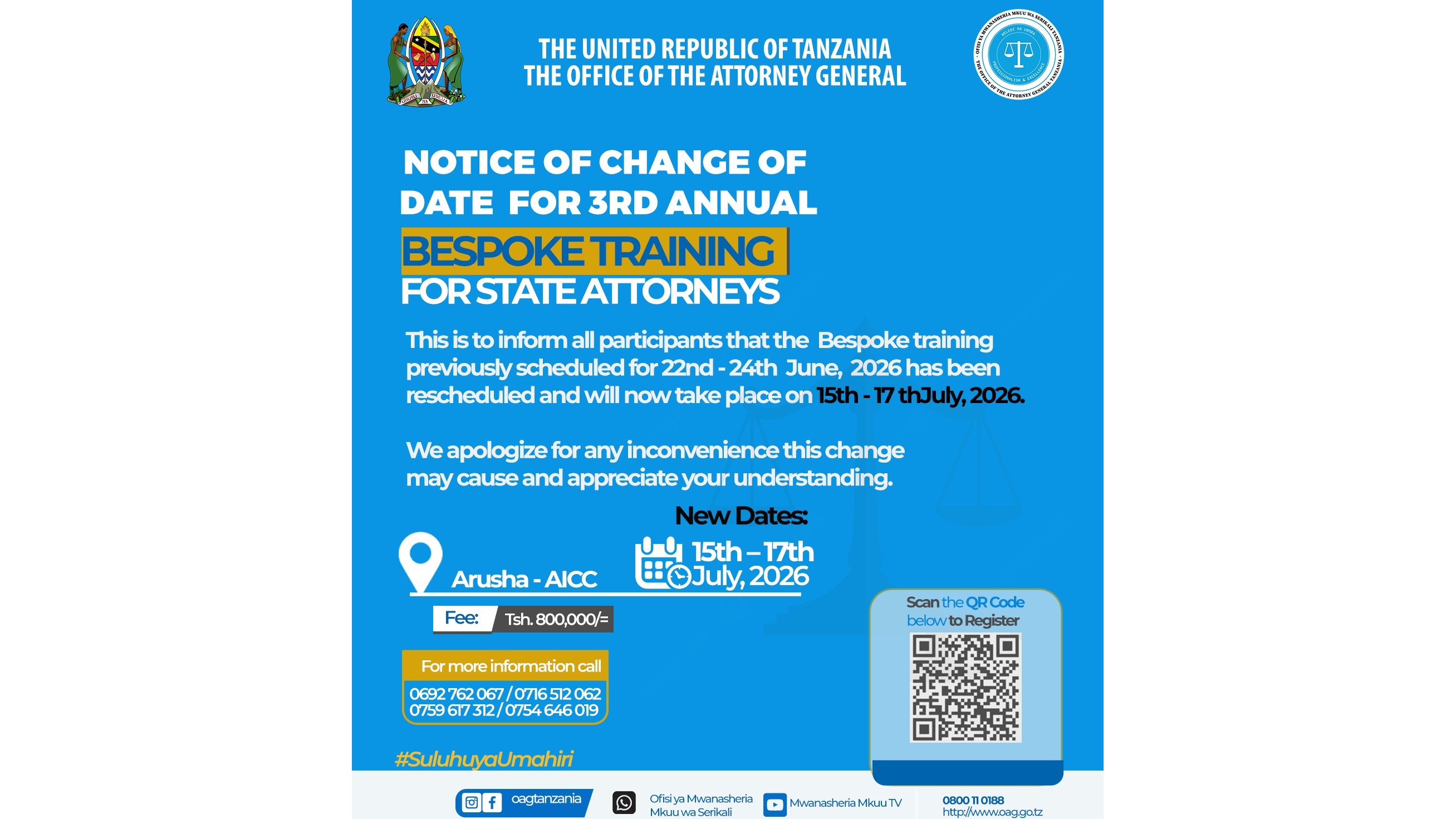 Bespoke Training for State Attorneys