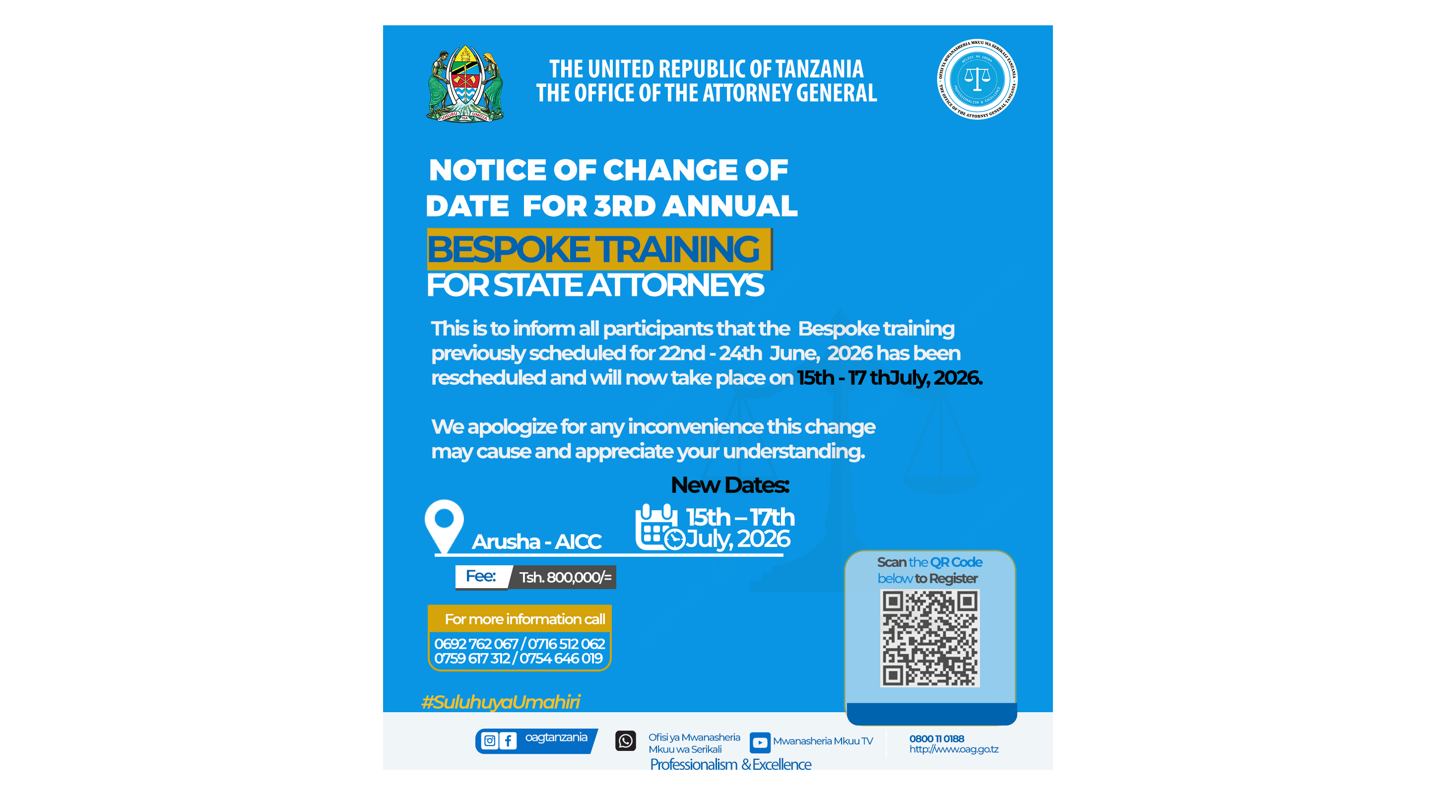 Bespoke Training for State Attorneys